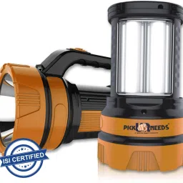 Dual Mode Chargeable Long Range Search Torch Light With 2 Tube Emergency Torch-12