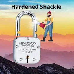 hindson 4 Same key lock 4 lock with common key Atoot 50mm multiple lock with single key Lock image 2