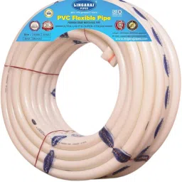 LP01WHITE15 Premium Quality Water Pipe for Car wash | Water Pipe | Garden PVC Pipe - 1 inch | 15 meter long with hose Premium Quality | White Colour | Water Pipe for car wash | Water Pipe | Garden PVC Pipe - 1 inch | 15 meter long Hose Pipe Hose Pipe-3