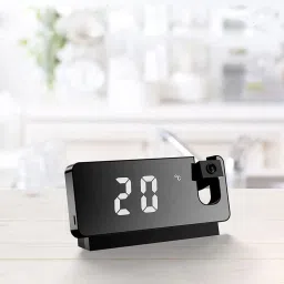 Digital Black Clock-11