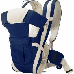 4-in-1 Adjustable Baby Carrier Cum Kangaroo Bag/Honeycomb Texture Baby Carry Sling/Back/Front Carrier for Baby with Safety Belt and Buckle Straps ( Navy Blue ) Baby Carrier-image-73