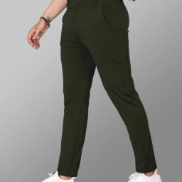 Men Solid Black Track Pants-image-95