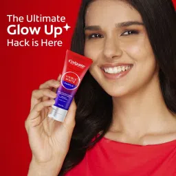 colgate Visible White Toothpaste with Purple Enamel Safe Color Corrects Yellow Tones Toothpaste image 2