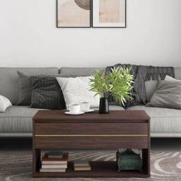 Cade Coffee Table In Choco Walnut Color-image-3