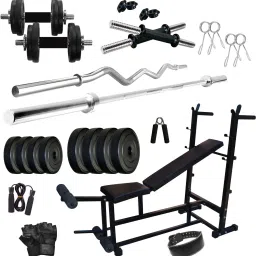 50 kg PVC COMBO 26-WB-SL Home Gym Combo-image-64