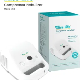 BLISS LIFE N2 LOW NOISE COMPRESSOR NEBULIZER WITH DIGITAL THERMOMETER Nebulizer-12
