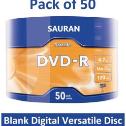 Sauran DVD Recordable Pack of 50 Blank Digital Versatile Disc DVD 4.7 GB-12