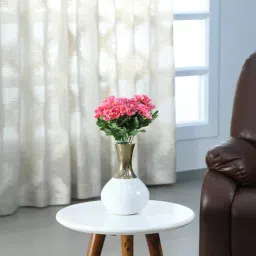 Pink Fabric Artificial Daisy Flower Bunch by Fourwalls-picture-2