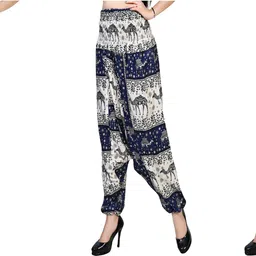 narnari Printed Rayon Women Harem Pants-picture-22