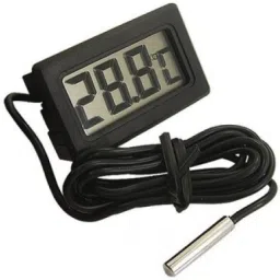 Mini Digital Thermometer Hygrometer Indoor Room Temperature Humidity Meter Digital Thermometer TPM-10 with Water Proof sensor All-in-One Digital Moisture Measurer-0