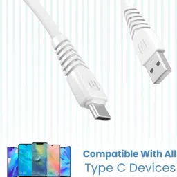 Portronics USB Type C Cable 3 A 1 m POR-1033 Konnect Core II image 4
