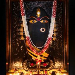 Linga Bhairavi Photo Frame |Linga Bhairavi Devi Digital Reprint 13.5 inch x 10 inch Painting-21
