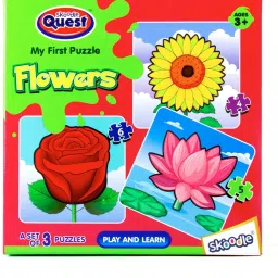 My First Puzzle Flowers for 3 old kids and above-picture-27