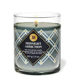 Bath & Body Works Midnight Addiction Single Wick Scented Candle - 227g-picture-26