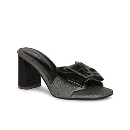 CORSICA Textured Block Sandals with Bows image 3