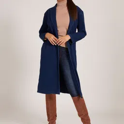 GUESS Denim Single Breasted Overcoat-image-2