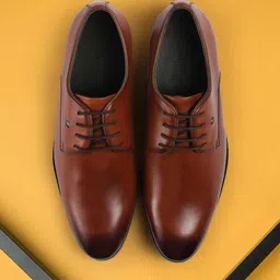 DAVINCHI Men Leather Formal Derbys-image-46