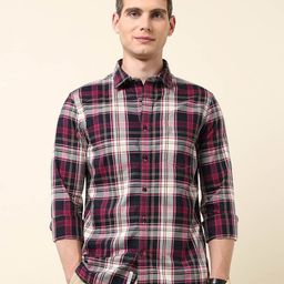 U.S. Polo Assn. Men Classic Tailored Fit Plaid Checked Oxford Pure Cotton Casual Shirt-image-12
