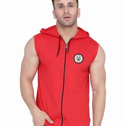 Blisstone Men Solid Hooded Cotton Sporty Jacket-picture-49