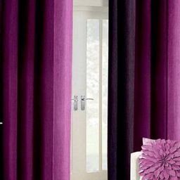BELLA TRUE Purple 2 Pieces Door Curtains-image-82