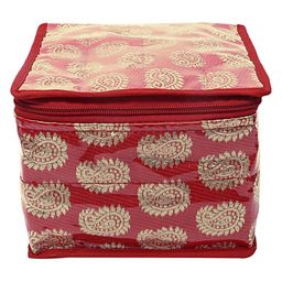 Kuber Industries Maroon Set of 1 Regular Jewellery Organiser Organisers-22