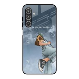 QRIOH Sunflower Spirit Samsung Galaxy A26 5G Glass Back Case Mobile Accessories-picture-38