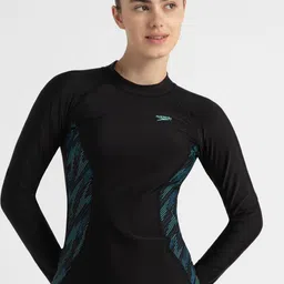 Speedo Endurance10 Hyperboom Splice Printed Long Sleeve Suntop-image-97