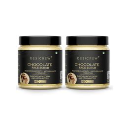 Desi Crew Set Of 2 Chocolate Face Scrub With Coco Butter-100g Each-37