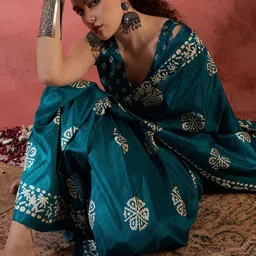 Mitera Bagru Saree image 2