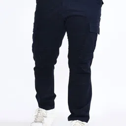 PASSPORT JEANS Men Regular Fit Mid-Rise Cargos Trousers-image-3