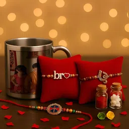 INTERNATIONAL GIFT Silver-Toned Printed Ceramic Glossy Mugs Set of Cups and Mugs-image-64