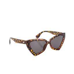 HASHTAG EYEWEAR Women Cateye Sunglasses With UV Protected Lens 58003-C3-Tiger-Black-Brown_39-120
