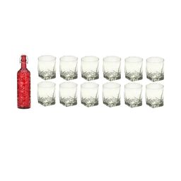 SOMIL Red Glass Airtight Can Bottle-image-66