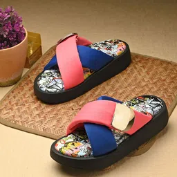 knoos Solid Flatform Sandals-50