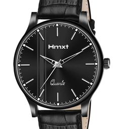 HMXT Men Dial & Leather Textured Straps Analogue Watch HMXT-97-image-34