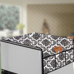 The Furnishing Tree Off White Plastic Refrigerator Cover-image-86