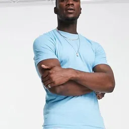 Aux India Company Men Solid Round Neck Pure Cotton T-shirt-image-81