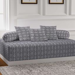 Arrabi Grey Set of 6 Handwoven Diwan Set-10