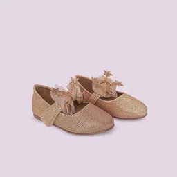 Minesole Girls Embellished Bows Ballerinas-16