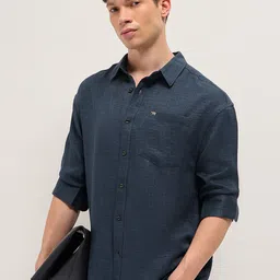 THE BEAR HOUSE Spread Collar Relaxed Fit Casual Shirt-picture-5