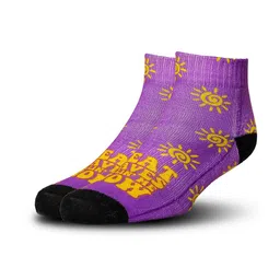MARLIT Men Typographic Printed Cotton Ankle Length Socks-image-86