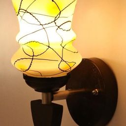 SOMIL Yellow Glass Cylinder Wall Lamps-image-46