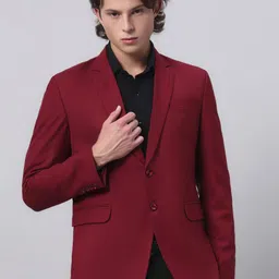 Darelooks Premium Clothing Men Slim Fit Single Breasted Party Formal Red Blazer-picture-40