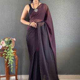 V3 FASHION STUDIO Tie and Dye Pure Georgette Ready to Wear Saree-image-41