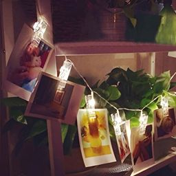 ENORMITY Yellow Photo Clip Shape String Lights image 2