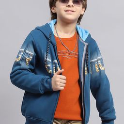 Monte Carlo Boys Printed Hooded Cotton Sweatshirt-picture-12