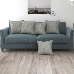 WISE HOME Blue Set of 5 Cushion Covers-picture-49