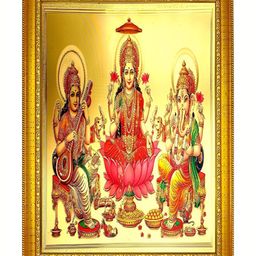 ADA Handicraft Gold-Toned & Pink Wood Wall Photo Frames-image-97