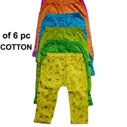 Kids Multicolor Cotton Pyjama Set, Trackpant Pack of 6-35