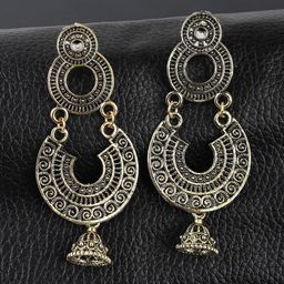 Anouk Circular Drop Earrings-6